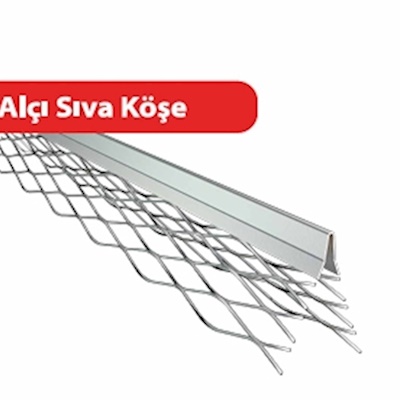 Alçı Sıva Köşe Baklava Dilimli