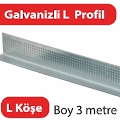 L Köşe Profil Galvanizli